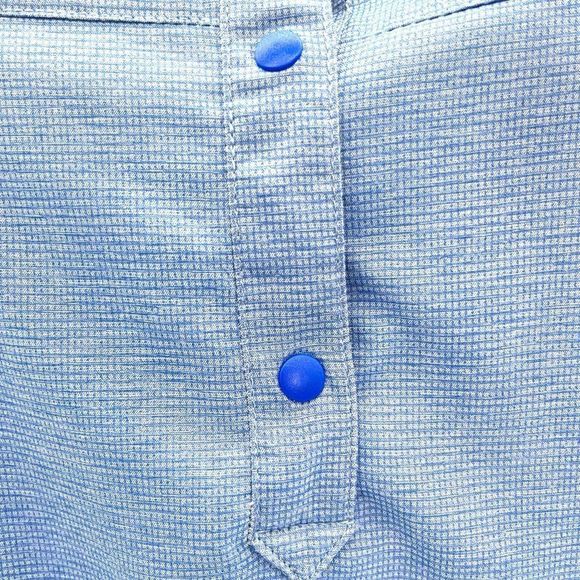 COLUMBIA Women's Jacket Outerwear Pullover Hoodie PFG Tamiami Fishing Blue XL - Picture 4 of 8